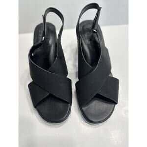 Naturalizer Black Women's Slingback Sandals Wedges Size 7